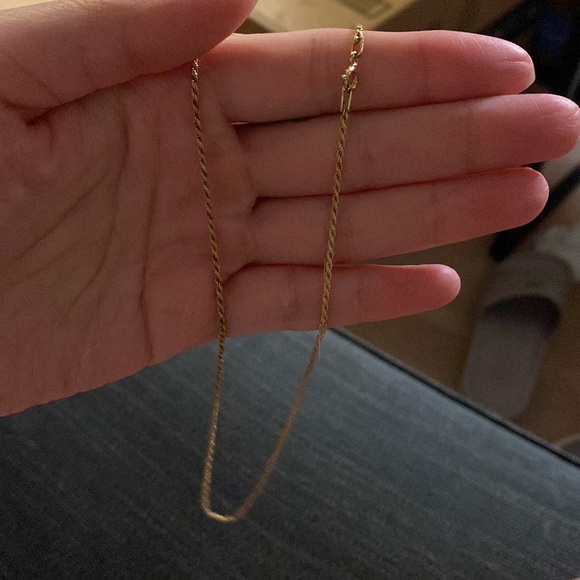 16’’ necklaces, 24k gold over sterling silver - Picture 2 of 2